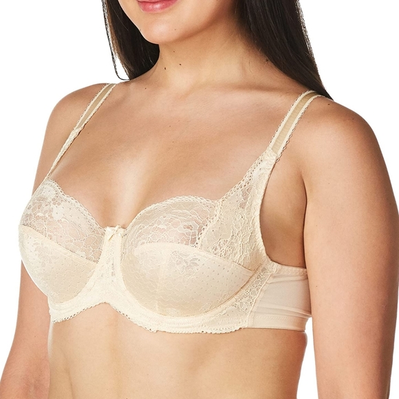 Panache Clara Full Cup Bra 7255 Underwired Non-Padded, Size 34J, Nude colour,New - Picture 14 of 16